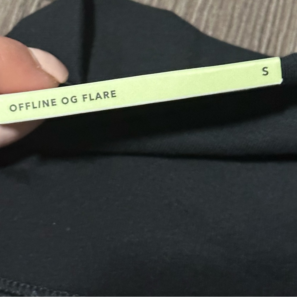 Offline by Aerie OG high waisted cotton flare leggings size small - Picture 6 of 6